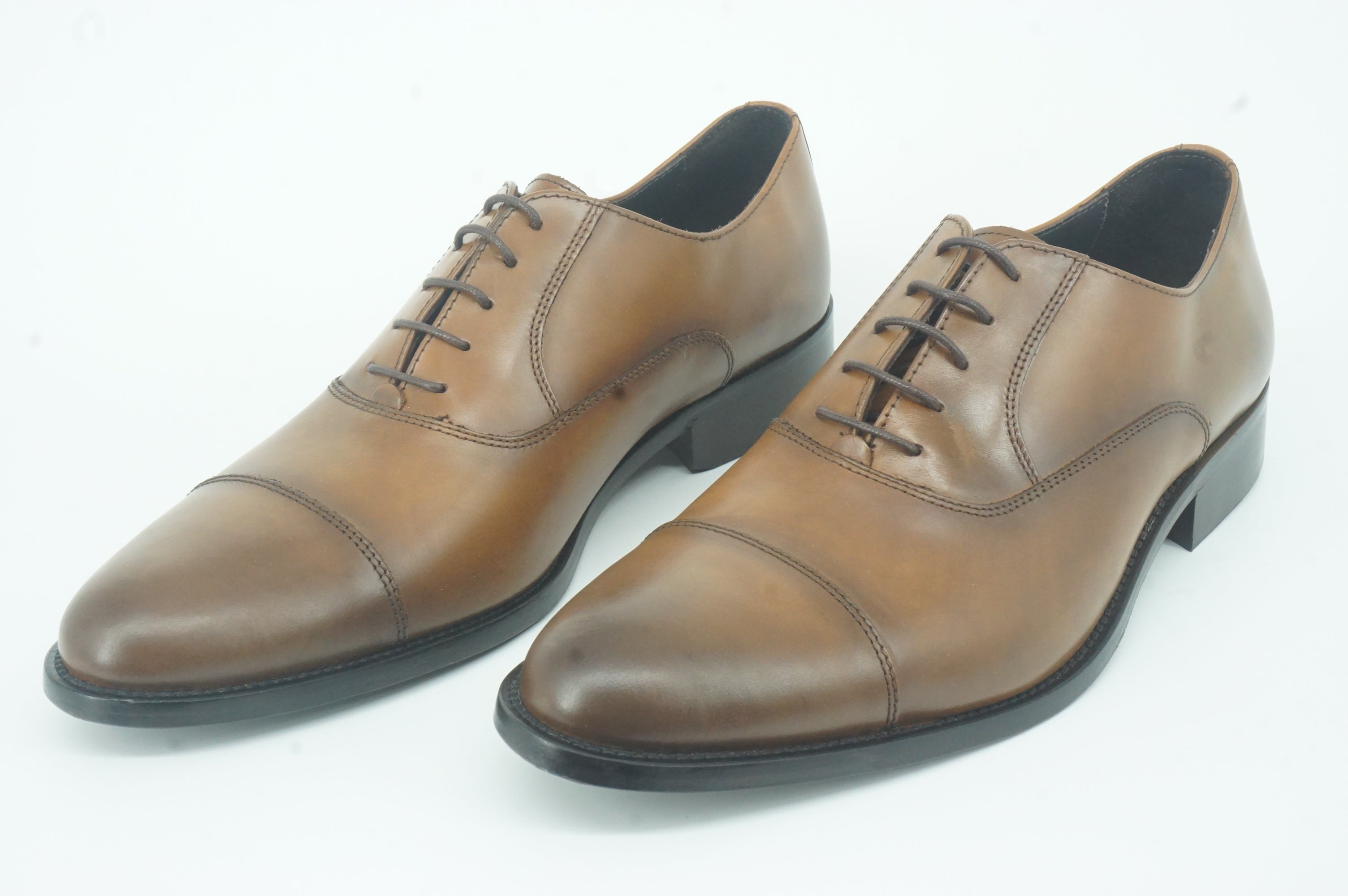 To Boot New York Caufield Men's Brown Leather Cap Toe Oxfords Size 13 D $395