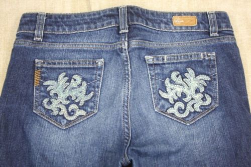 Paige Benedict Canyon size 14 girls jeans las palmas designer straight leg
