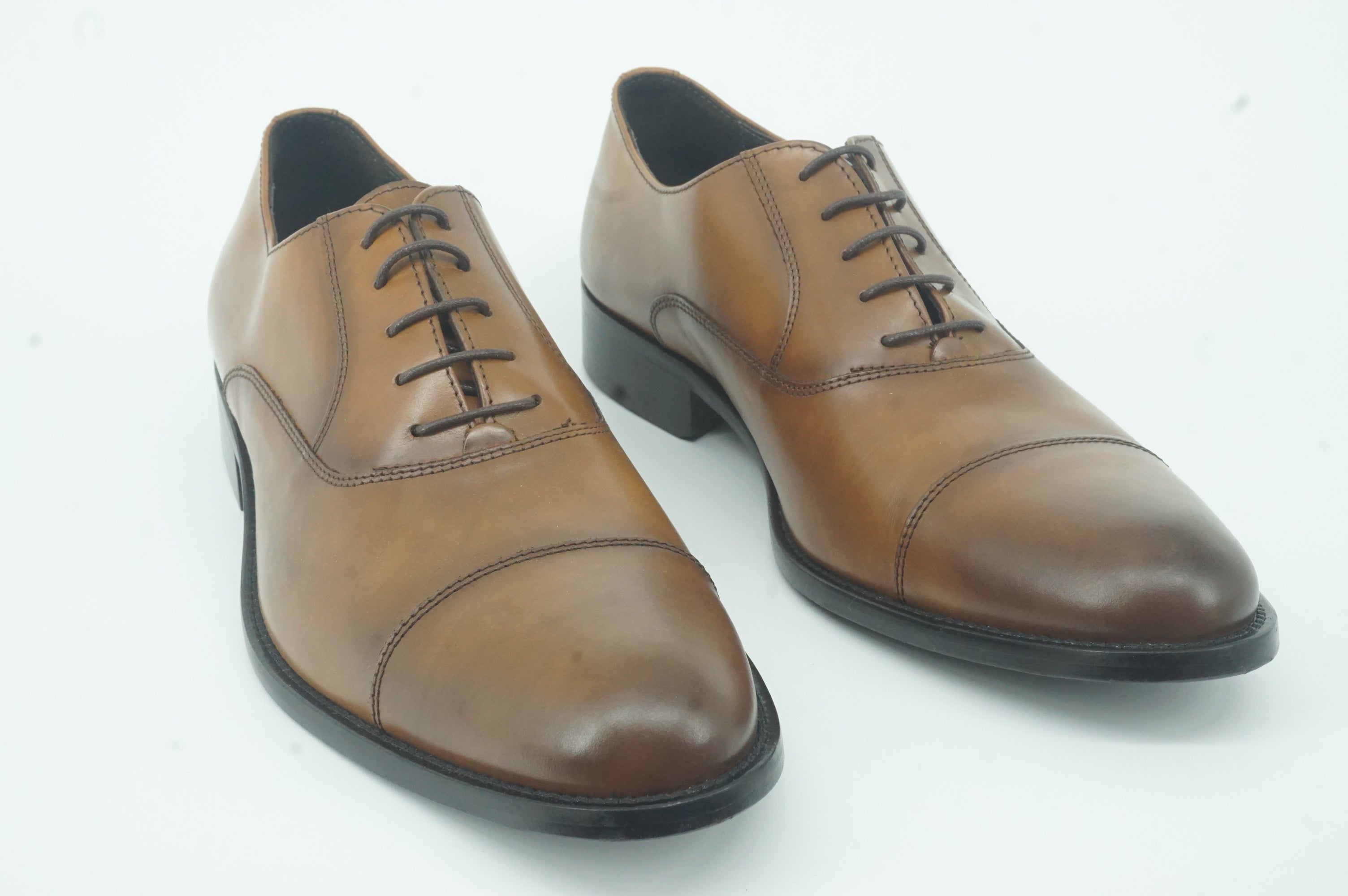 To Boot New York Caufield Men's Brown Leather Cap Toe Oxfords Size 13 D $395