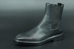 Stuart Weitzman McKenzee Lug-Sole Black Leather Chelsea Boots SZ 9.5 New $595