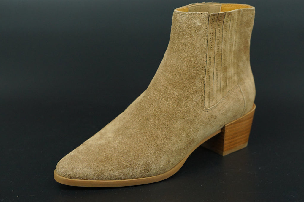 Rag & Bone ICONS Rover Chelsea Boot Sz 38 Stretch $395 Camel Suede Ankle