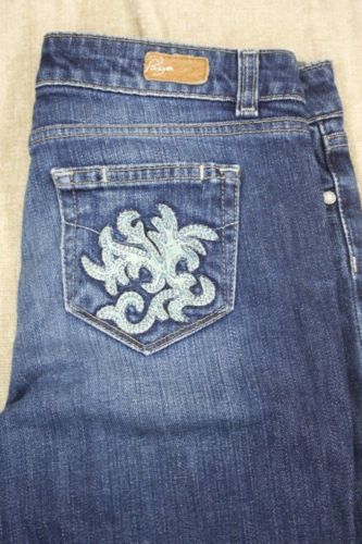 Paige Benedict Canyon size 14 girls jeans las palmas designer straight leg