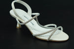 Manolo Blahnik Lucery Crystal Embellished Slingback Sandal size 36 $1095