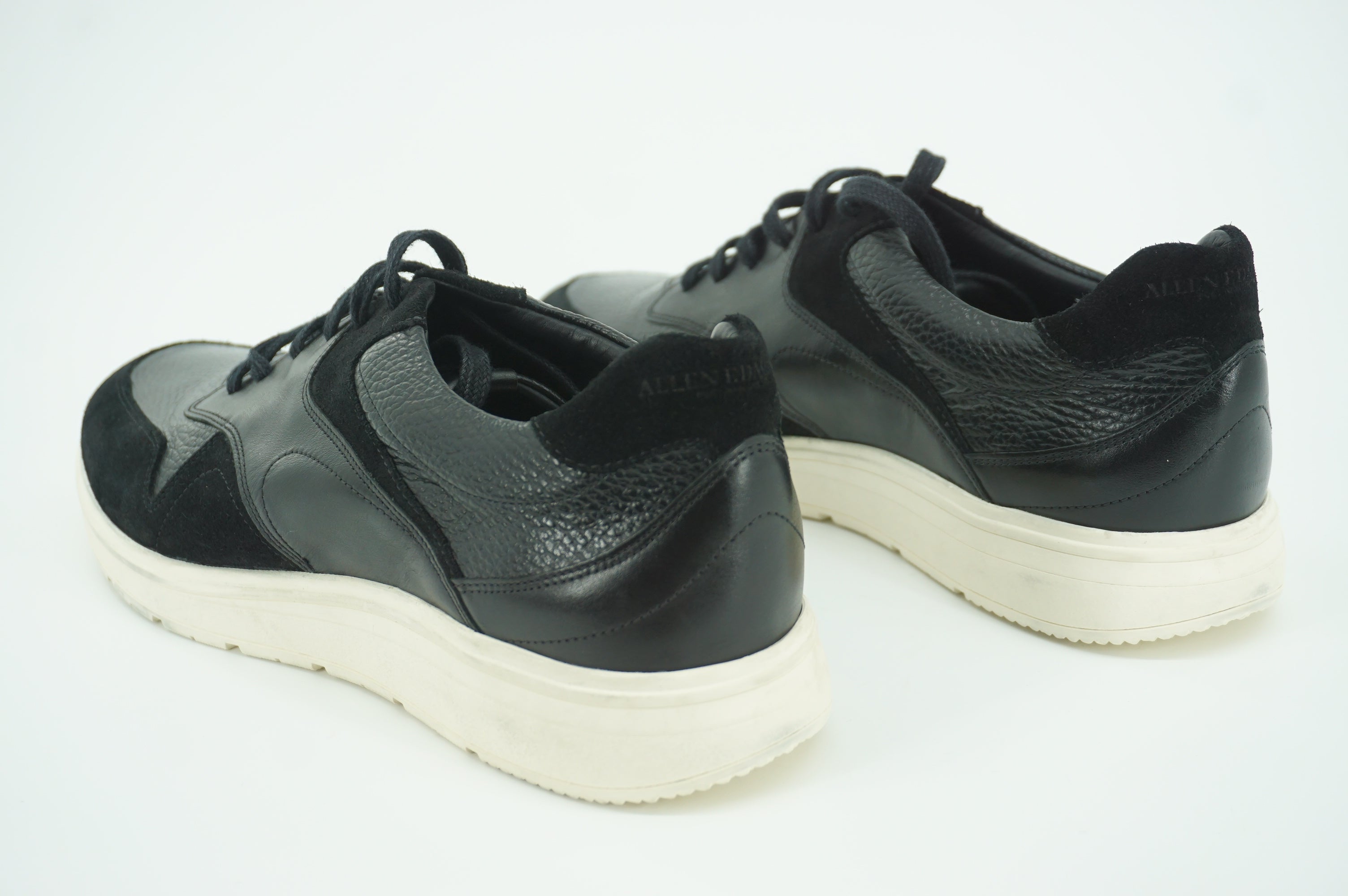 Allen Edmonds Osborn Black Leather Sneaker Shoe Size 11 New Dress