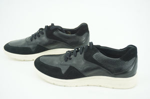 Allen Edmonds Osborn Black Leather Sneaker Shoe Size 11 New Dress