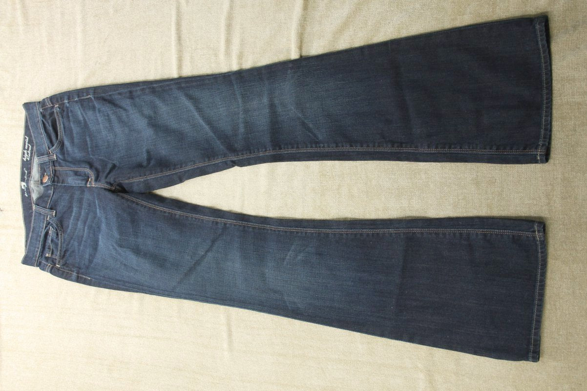 7 For All Mankind Katerina Blue Wash High Rise Bootcut Jeans size 25 New $199