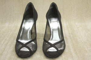 Stuart Weitzman Black Mesh Lace 'Laceola' Peep Toe Pumps Size 8 $360