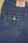 True Religion Womens Joey Vintage Jeans Blue Denim Size 27