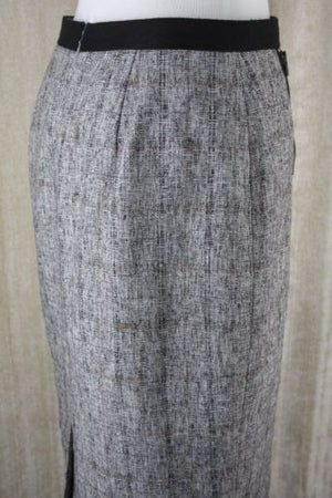 Classiques Entier Cotton Blend Gray pencil Skirt size 2 $198 tweed nordstrom