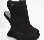 Stuart Weitzman Partna Sculpted Wedge Slide Pump Sandal Booties SZ 8.5 New $465