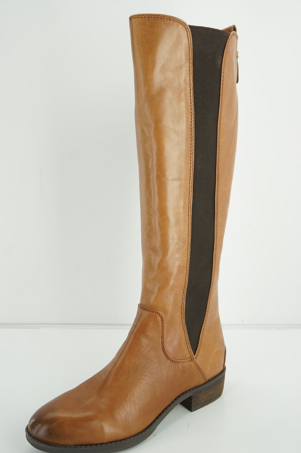 Sam Edelman Womens Paradox Riding Boot Brown Leather Size 6.5