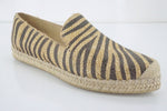 Stuart Weitzman Catalan Striped Espadrille Flat Loafers size 9.5 New $265 SZ Toe