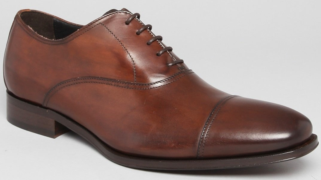 To Boot New York Brown Leather 'Aidan' Cap Toe Oxfords Size 11.5 US Mens $395