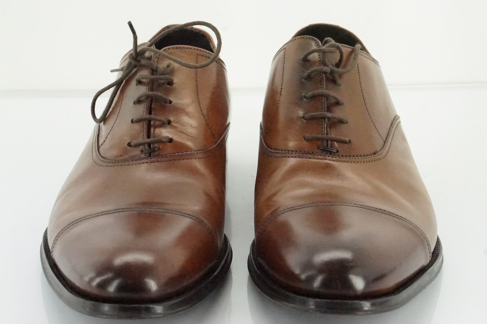 To Boot New York Brown Leather 'Aidan' Cap Toe Oxfords Size 11.5 US Mens $395