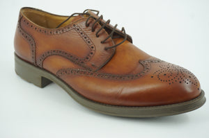 Magnanni Brown Leather Bosca Wingtip Oxfords Dress Shoes SZ 11.5 New $395 Men's