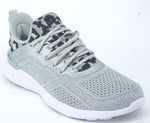 APL Techloom Tracer Knit Training Grey Low Top Sneaker SZ 37 $258 Womens Silver