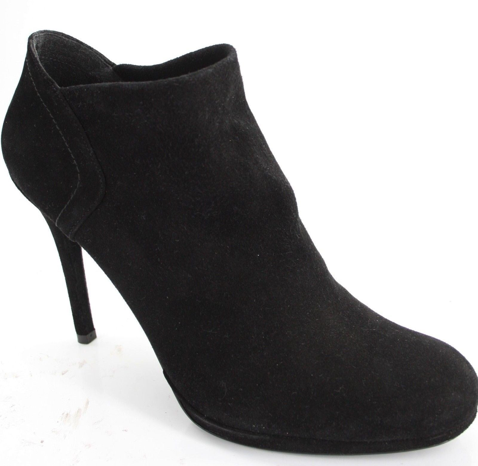 Stuart Weitzman Black Suede Bluster High Heel Ankle Boots Size 10 NEW $395