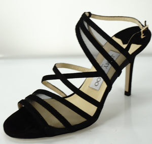 Jimmy Choo Womens   Black Suede Size 36.5