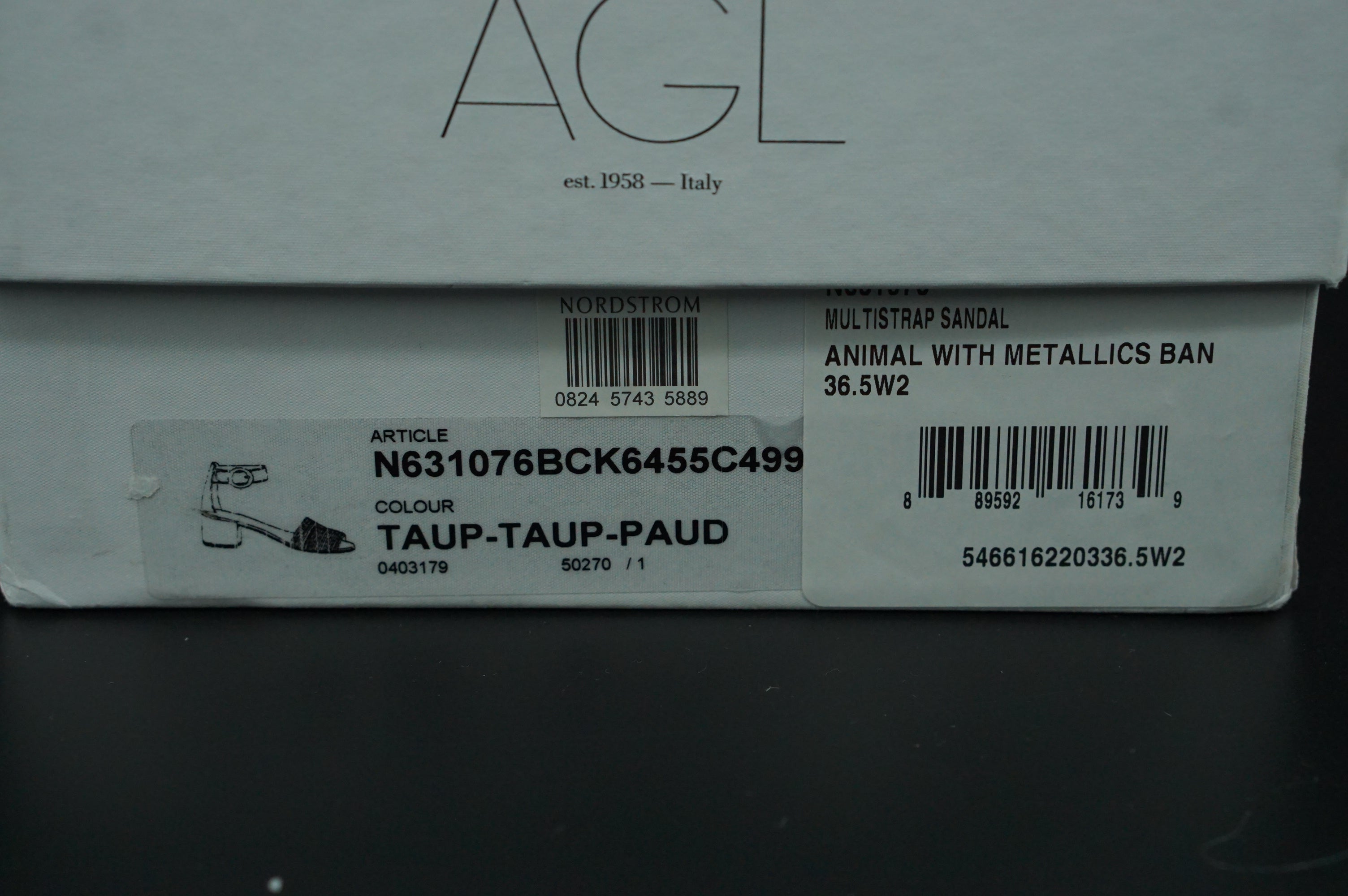 Attilio Giusti Leombruni Ankle Strap Block Heel Sandal Size 36.5 NIB AGL $340