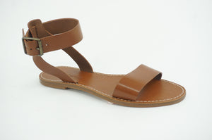 Madewell The Boardsalk Ankle Strap Flat Sandals Size 7M Women's $59 New Open Toe