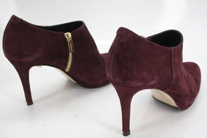 L.K. Bennett Suede Doris Short Platform Ankle Boots Size 40.5 10.5 New $395