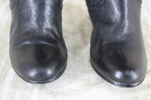 Sam Edelman Black Leather 'Sable' Over the Knee High Heel Boots size 5 New $249