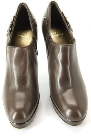 Stuart Weitzman The Coverall Platform Almond Toe Ankle Boots Size 7N Narrow $470