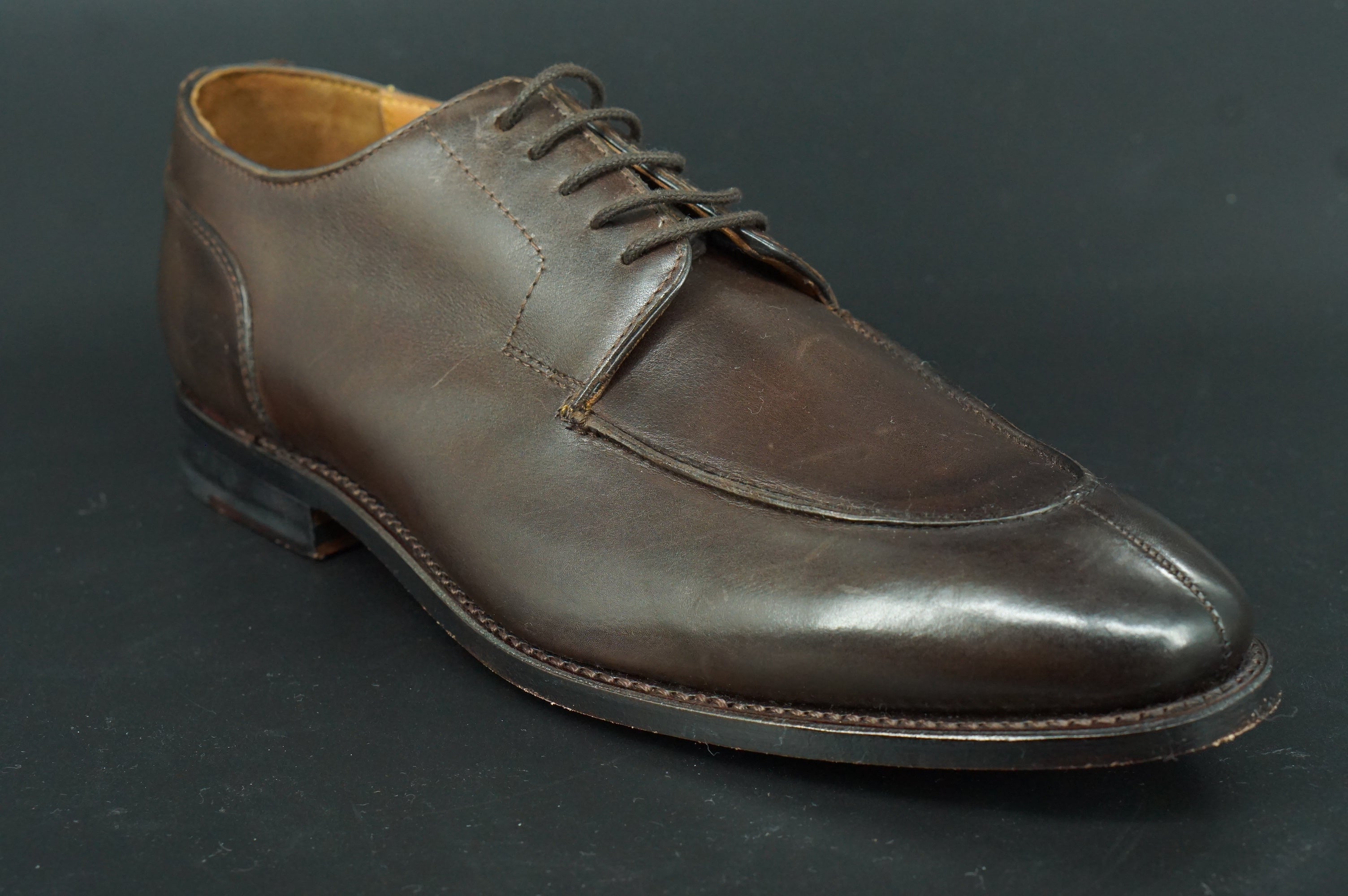 Allen Edmonds Watson Split Toe Derby Oxford Men Shoes Size 11.5 Brown New $395