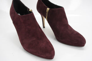 L.K. Bennett Suede Doris Short Platform Ankle Boots Size 40.5 10.5 New $395