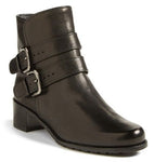 Stuart Weitzman black leather Strapduo Biker Ankle Boots Size 5.5 Women's $475