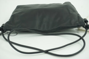 Bottega Veneta Hidrology Crossbody Bag Black Synthetic Leather Size Mini Mens Woven