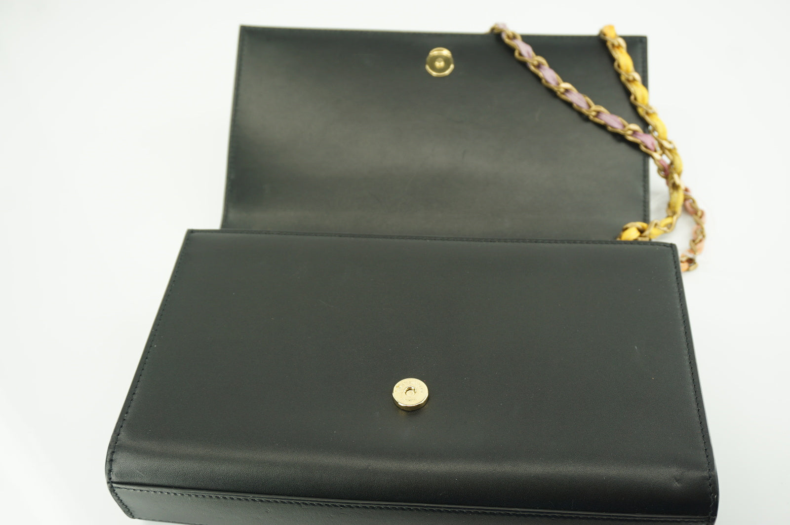 Saint Laurent Black Kate Medium Monogram Chain Leather Bag $2190 YSL Logo