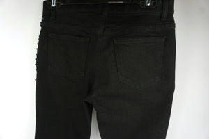 Valentino Rockstud Untitled 06. Black Skinny Jeans size 26 NWT $990