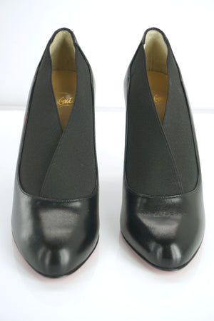 Christian Louboutin Toot Couverte Elastic High Heel Pumps Size 36.5 NIB $995