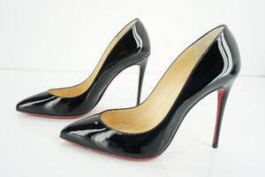 Christian Louboutin Womens Pigalle Follies Pump Pigalle Follies Patent Leather Size 35.5