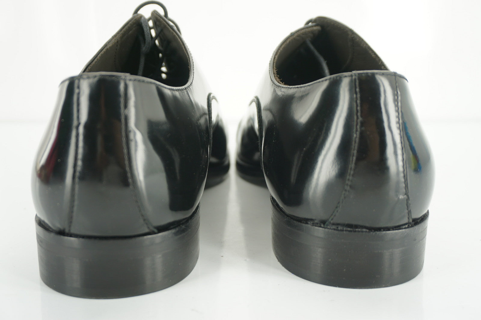 To Boot New York Wyatt Cap Toe Black Leather Shoes Size 11.5 Men's Adan Derrick