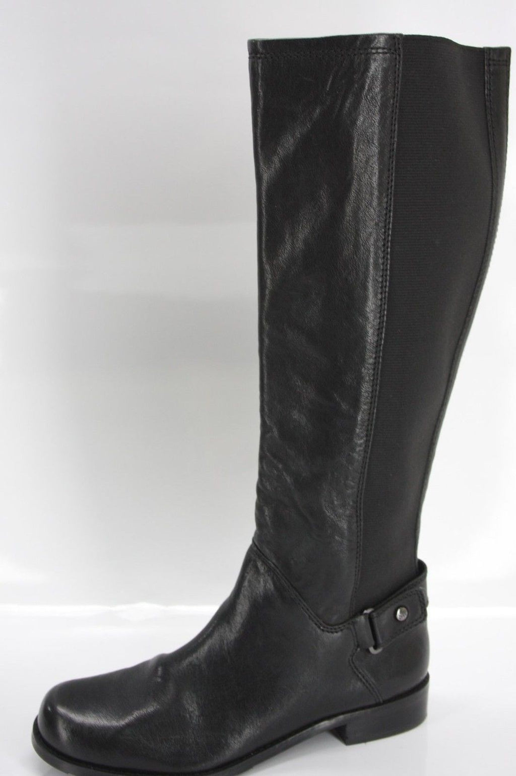 Stuart Weitzman Accumulate Black Knee High Riding Boot SZ 6.5 Stretch Back $625