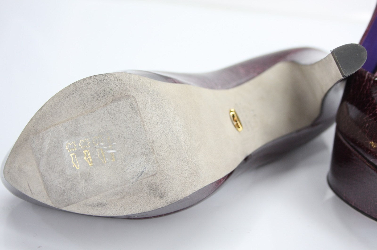Sergio Rossi Patent Leather Miladys Platform Heel Pumps size 39 New $895 Women's