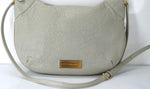 Marc by Marc Jacobs Washed Up Messenger Hobo Crossbody Bag $398 New Grey Leather