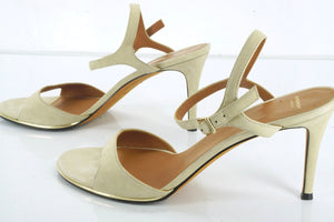 Givenchy Beige Suede Leather Ankle Strap High Heel Sandal SZ 41 11 Classic $650