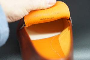 Magnanni Kamato Tassel Loafers SZ 10 Tobaco brown Leather $350 Slip On NIB