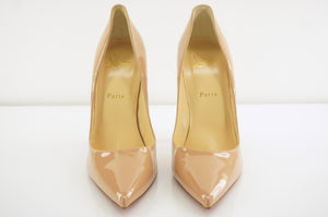 Christian Louboutin So Kate Nude Patent Pointy High Heel Pump SZ 40 10 $745 120m