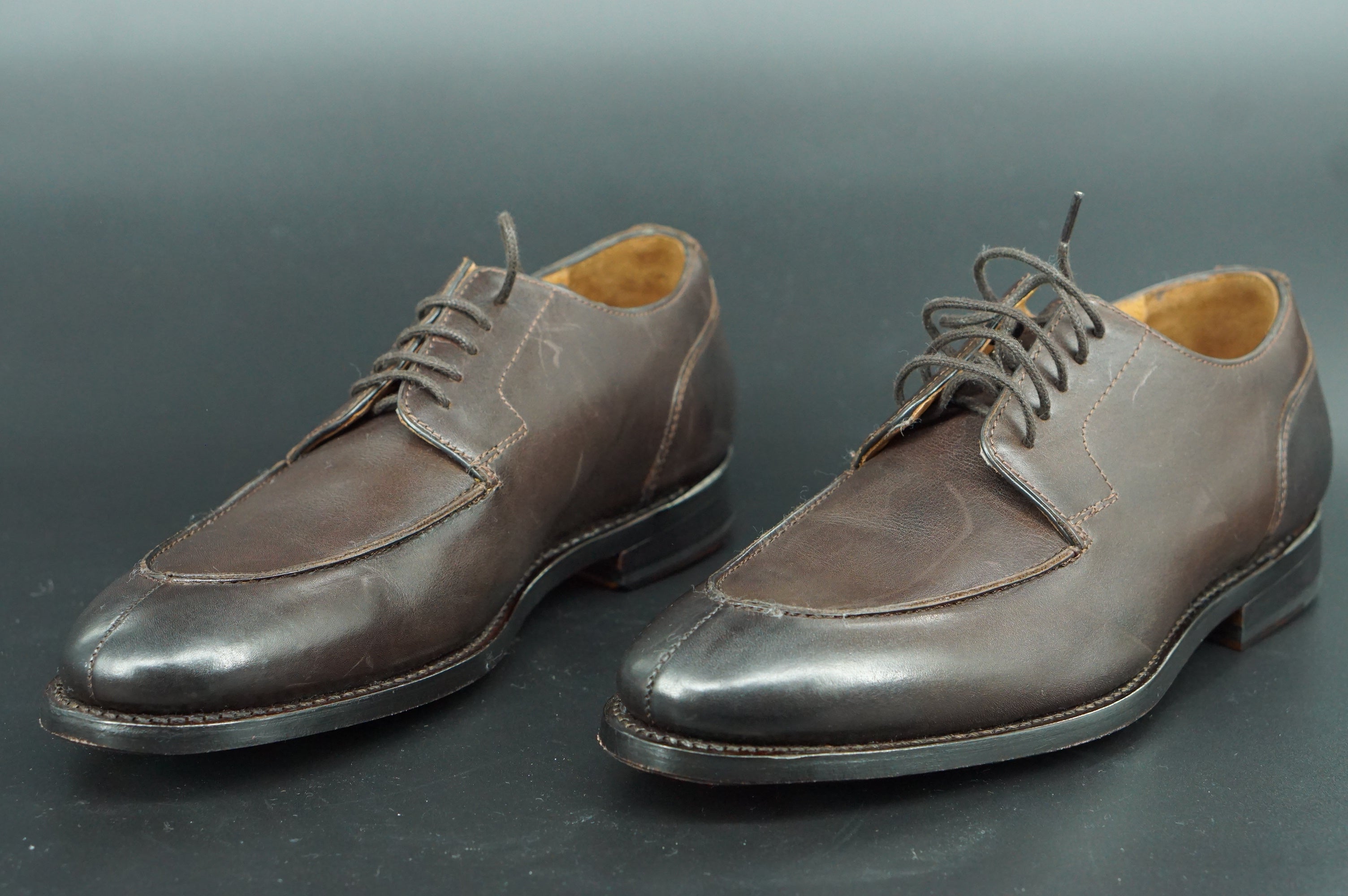 Allen Edmonds Watson Split Toe Derby Oxford Men Shoes Size 8 Brown New $395