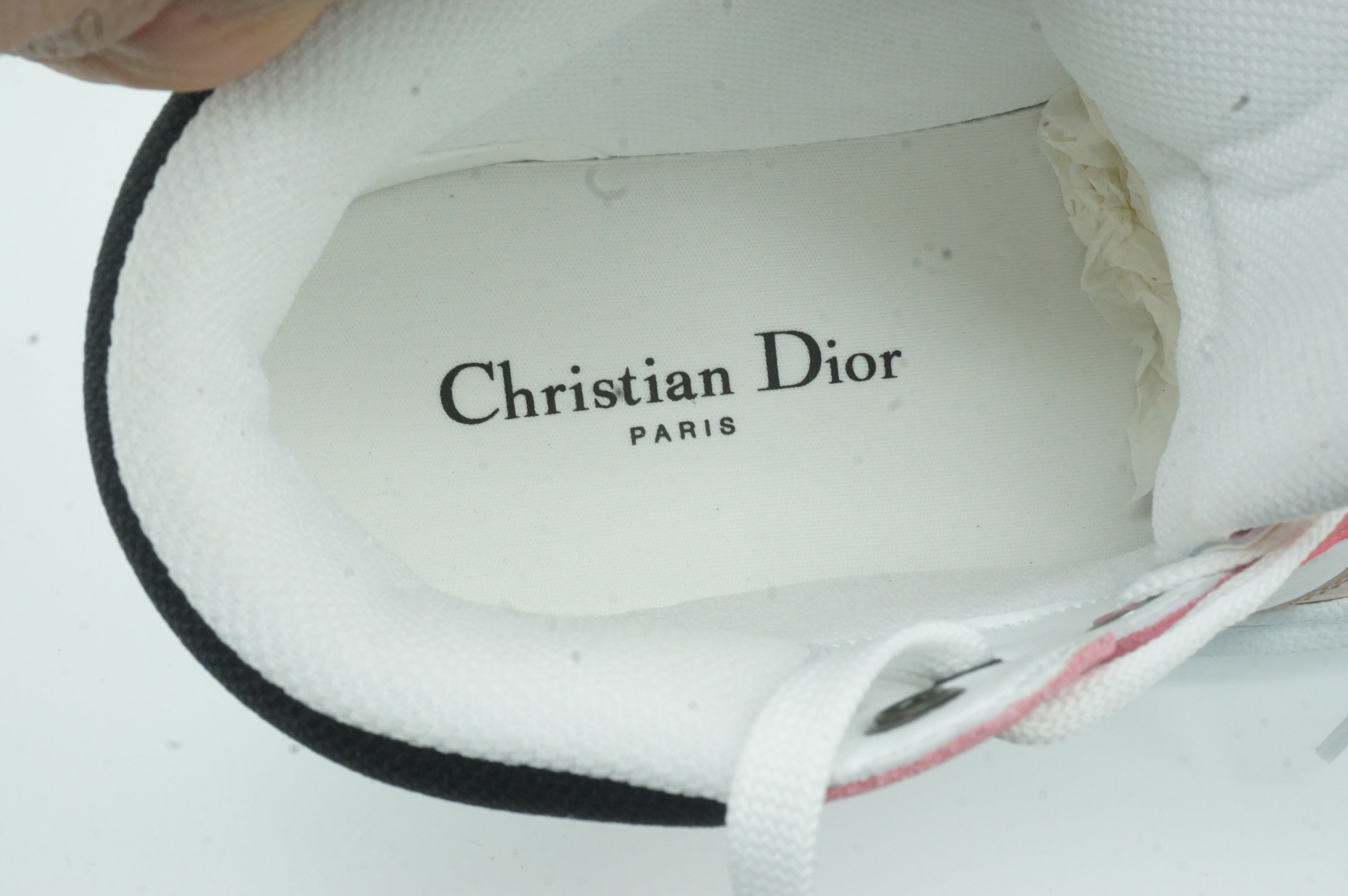 Christian Dior D Player Leather High Top Sneakers SZ 36 Trainer $2314 Basketball