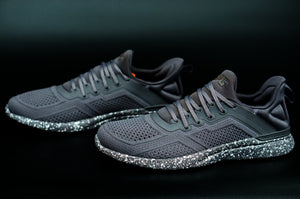 APL Techloom Tracer Knit Training Grey Low Top Sneaker SZ 8 US $230 Dark