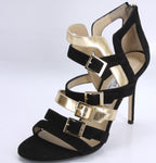 Jimmy Choo Bubble Bronx Leather Caged Strappy Sandals Size 39.5 New $925 Heels