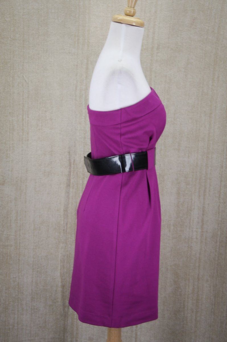Trina Turk Purple Delphic Rayon Mini Dress Size 4 Sheath Women's $228 Sleeveless