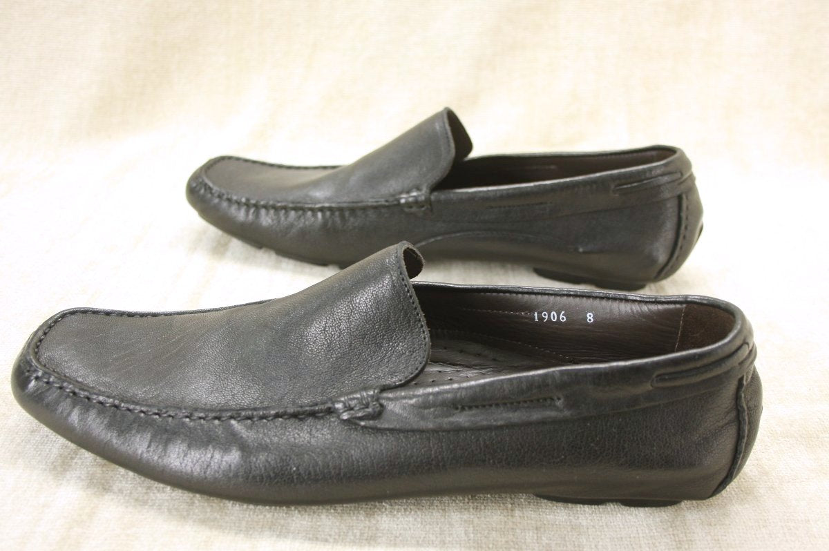 Size 8 To Boot New York Barkley Black driving Loafers Moccasin toe $275 New