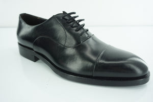 To Boot New York Bergamo Cap Toe Black Leather Shoes Size 8.5 Men's Adan Derrick