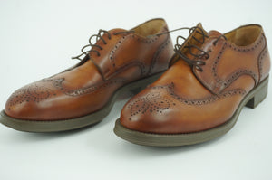 Magnanni Brown Leather Bosca Wingtip Oxfords Dress Shoes SZ 11.5 New $395 Men's